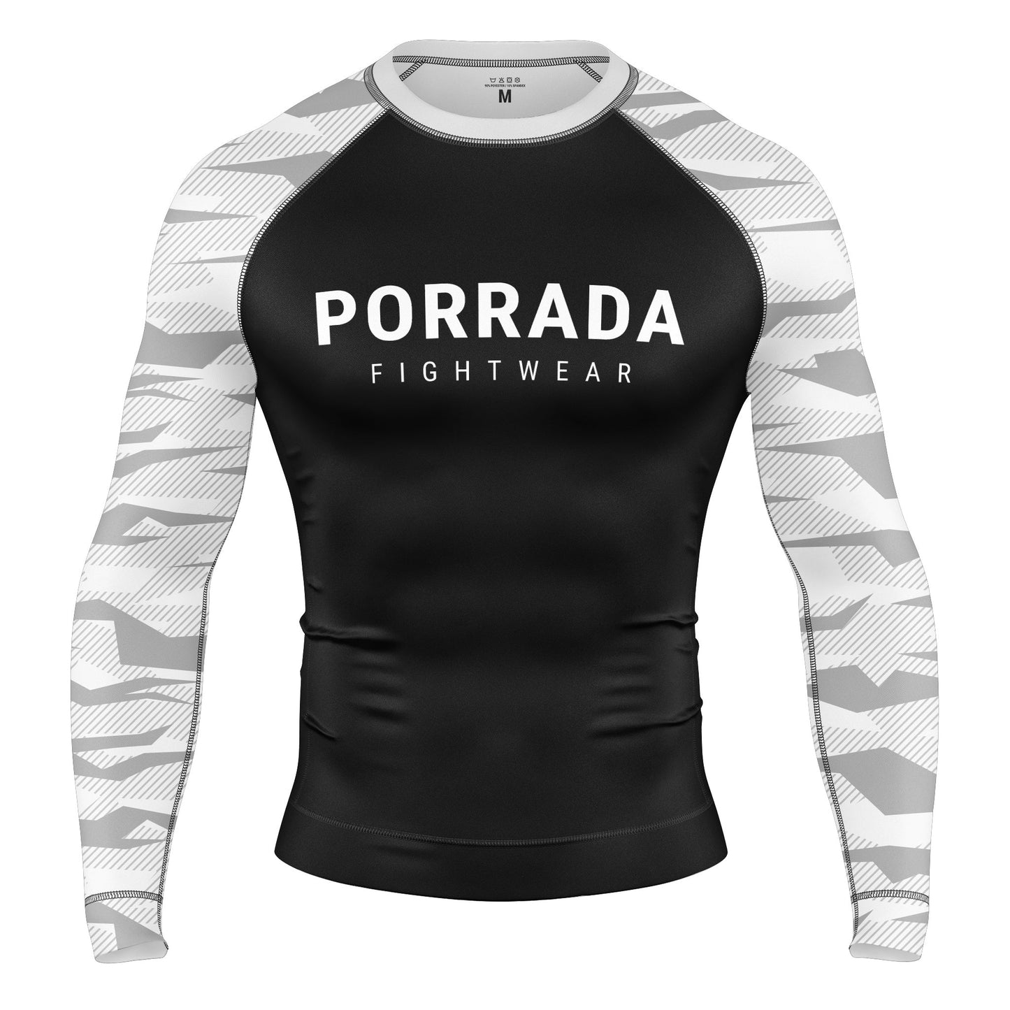 WHITE CAMO RASH GUARD