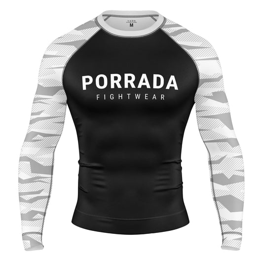 WHITE CAMO RASH GUARD