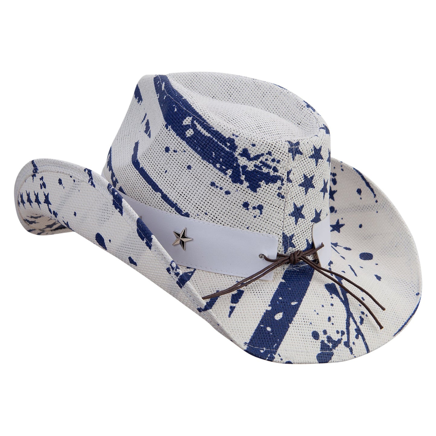 Western Toyo US Flag Cowboy Hat