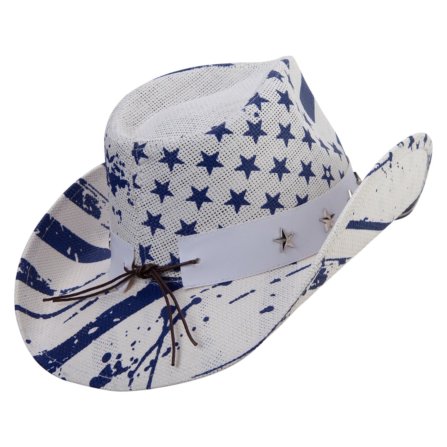 Western Toyo US Flag Cowboy Hat