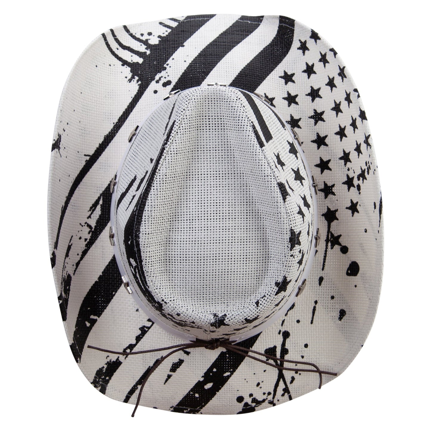 Western Toyo US Flag Cowboy Hat