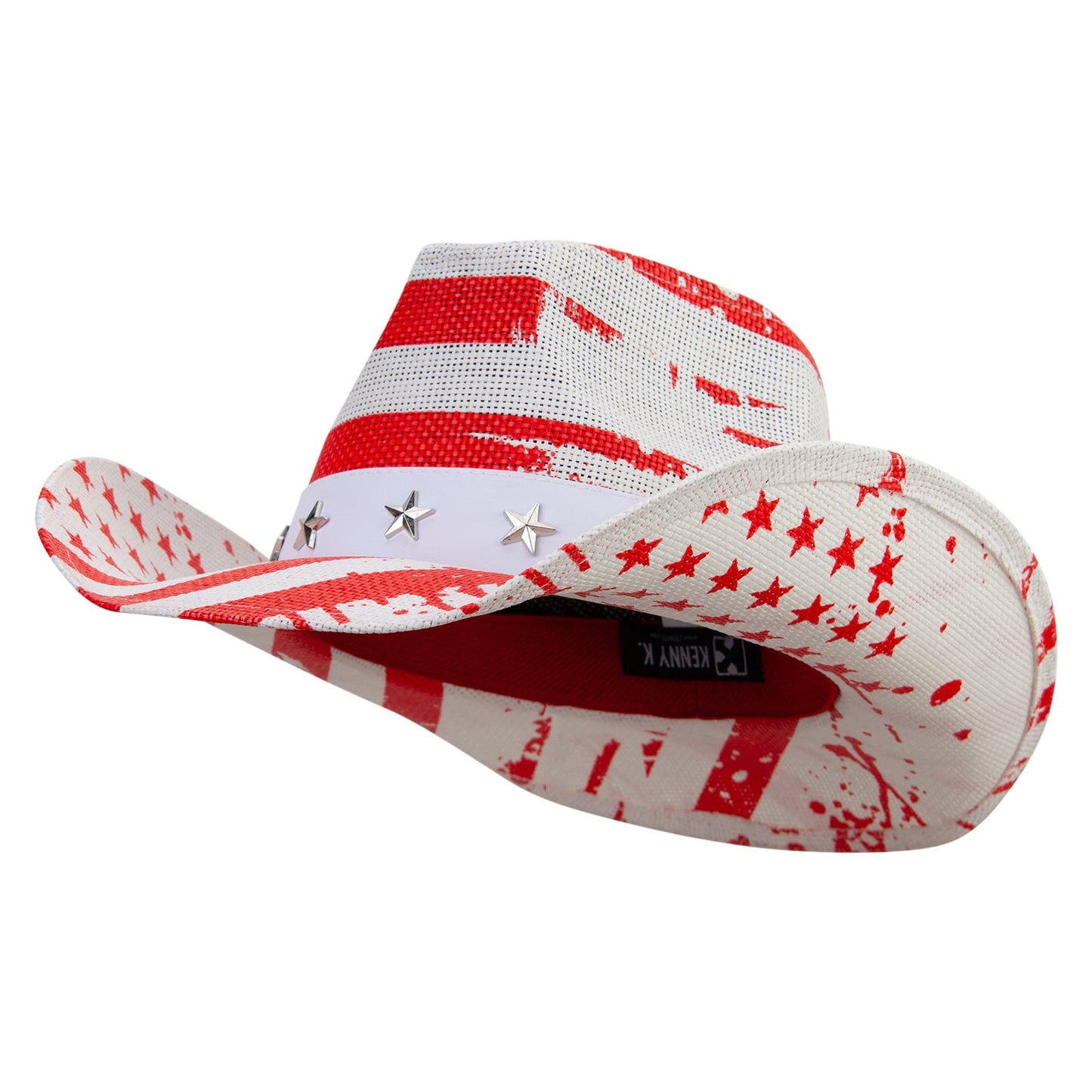 Western Toyo US Flag Cowboy Hat