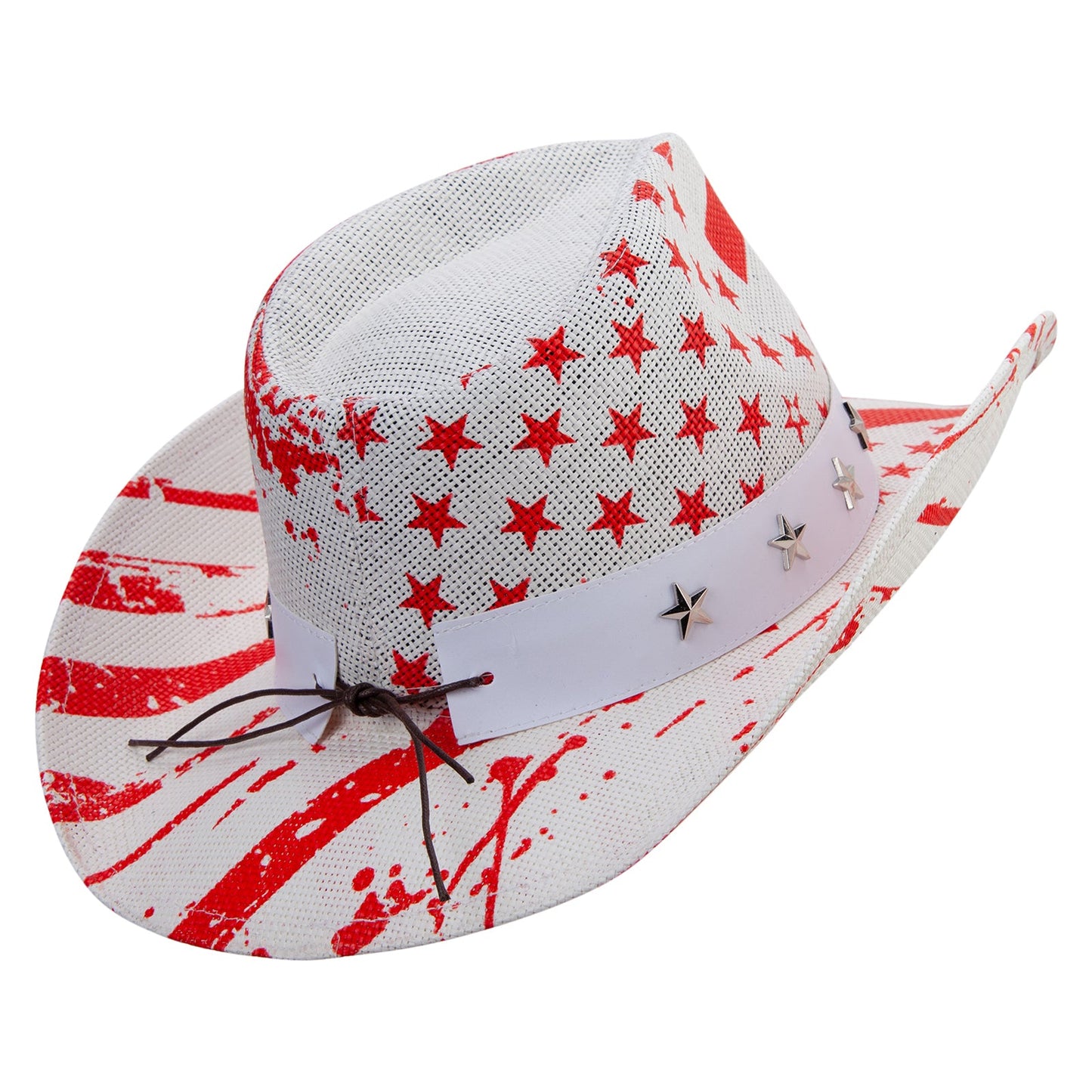 Western Toyo US Flag Cowboy Hat