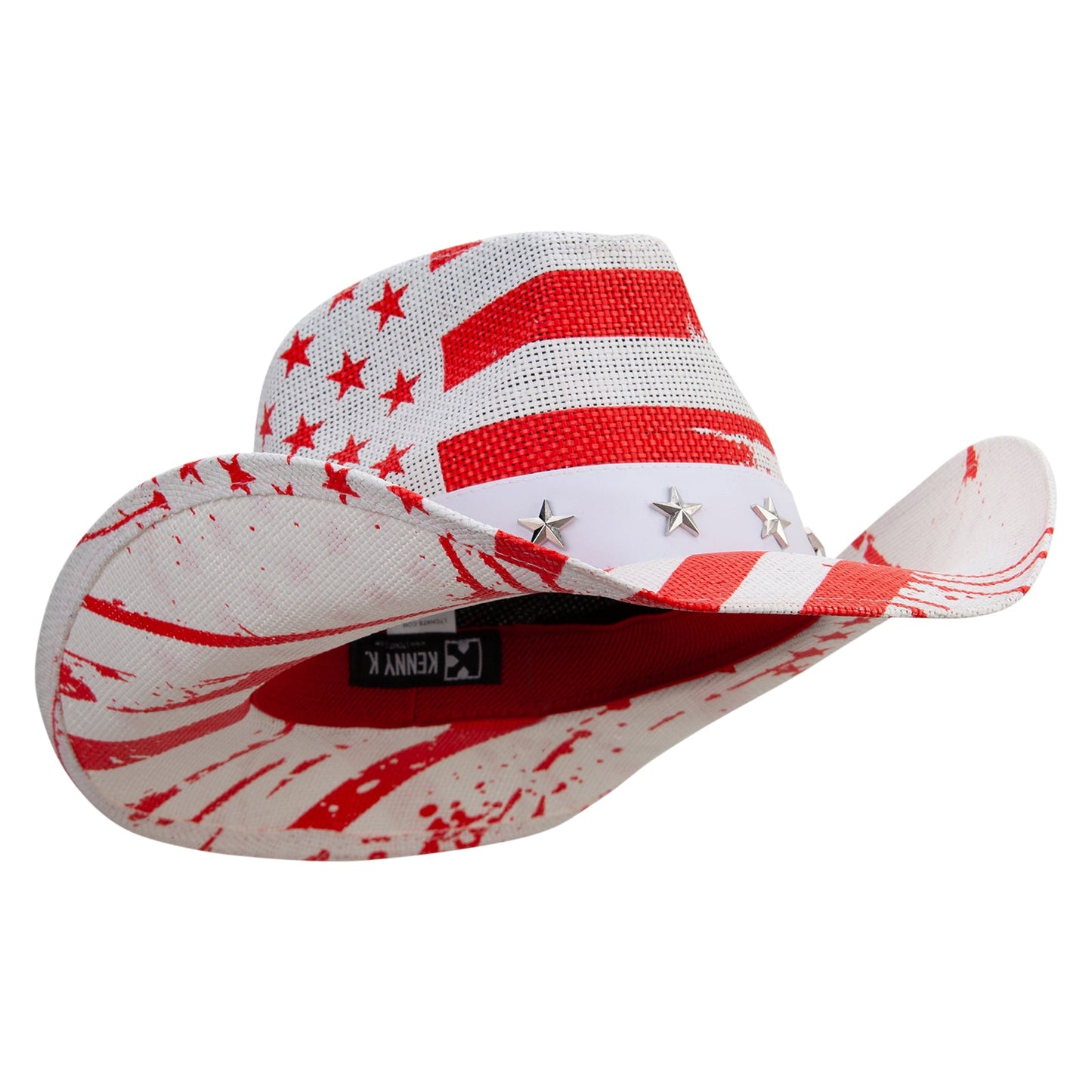 Western Toyo US Flag Cowboy Hat