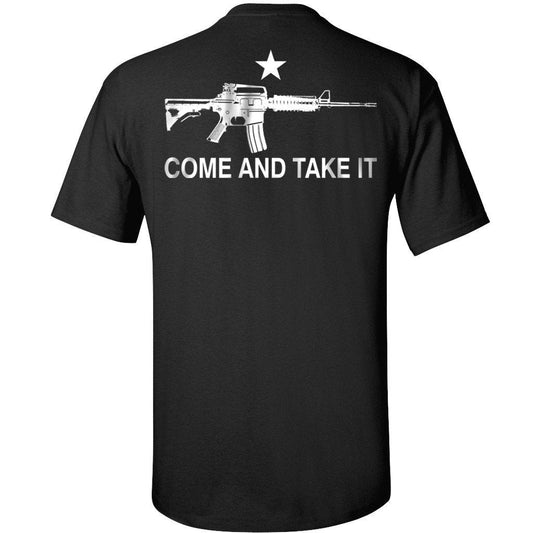 Black Assault Rifle Come and Take It T-Shirt