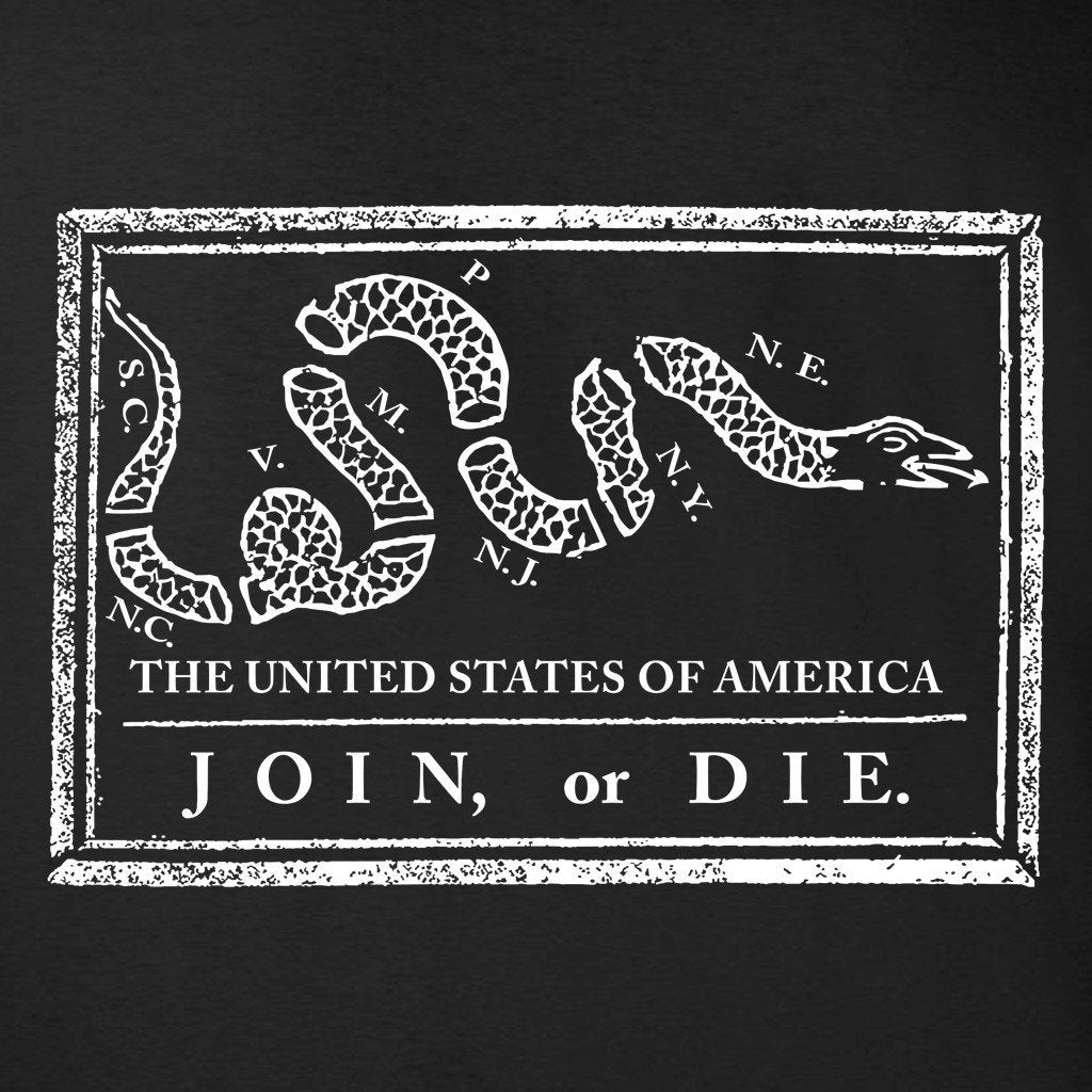 Black Join or Die T-Shirt