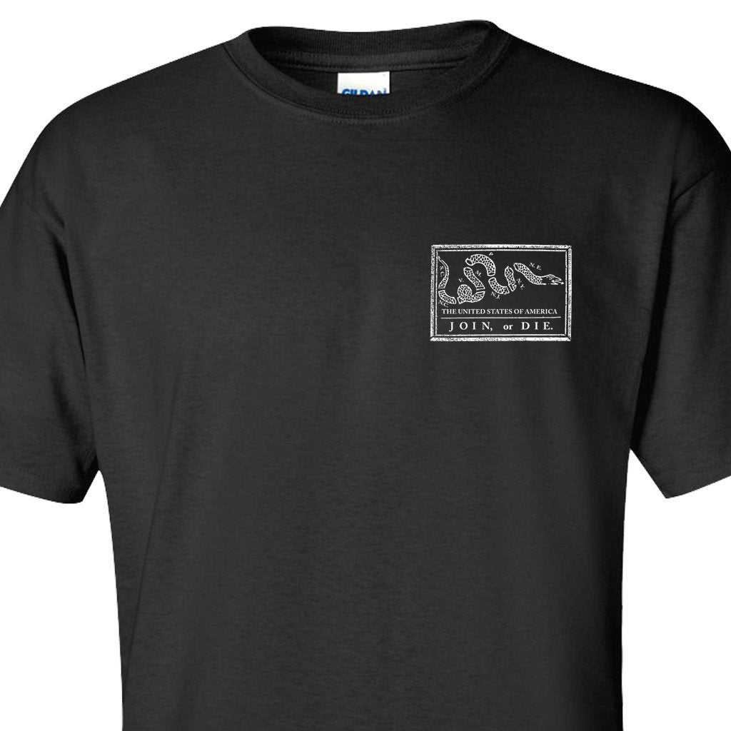 Black Join or Die T-Shirt