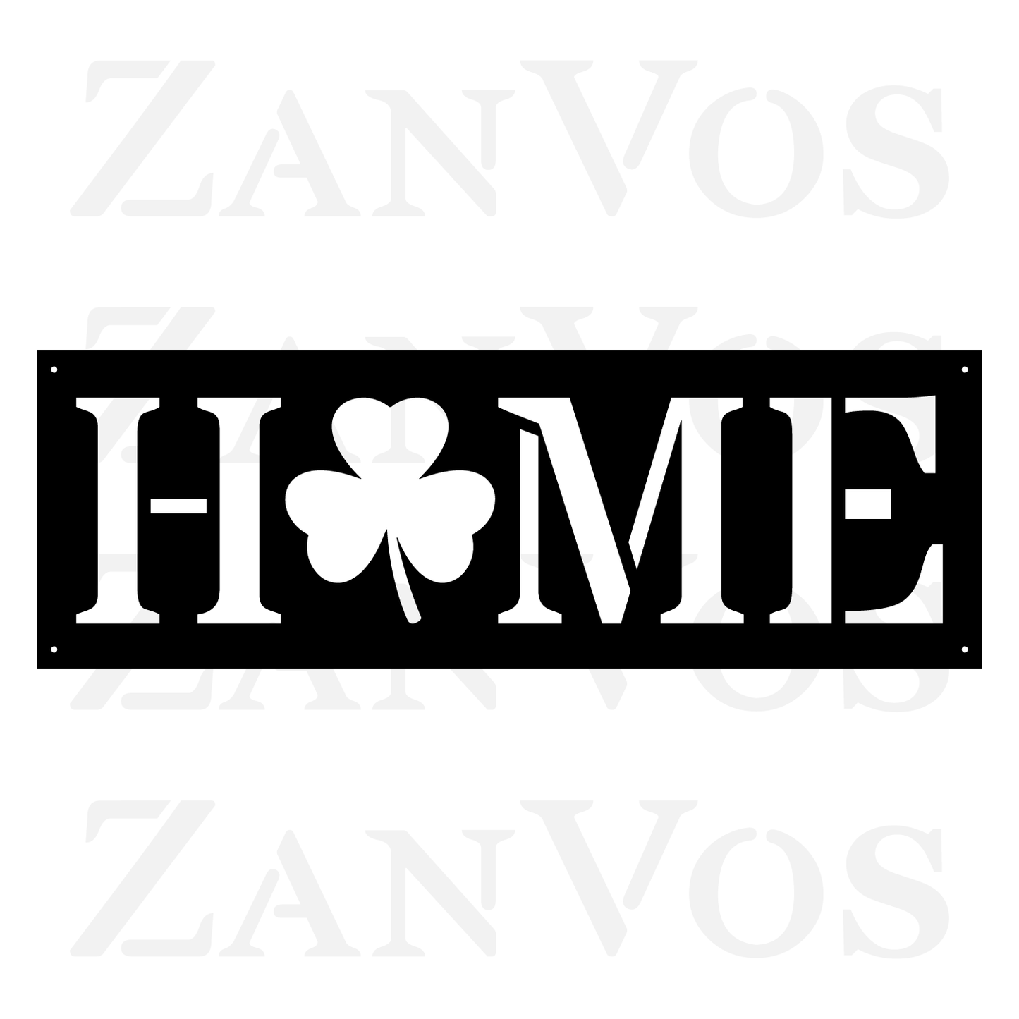 Home Shamrock Plaque