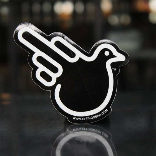 4 Pack - Black & White Stickers