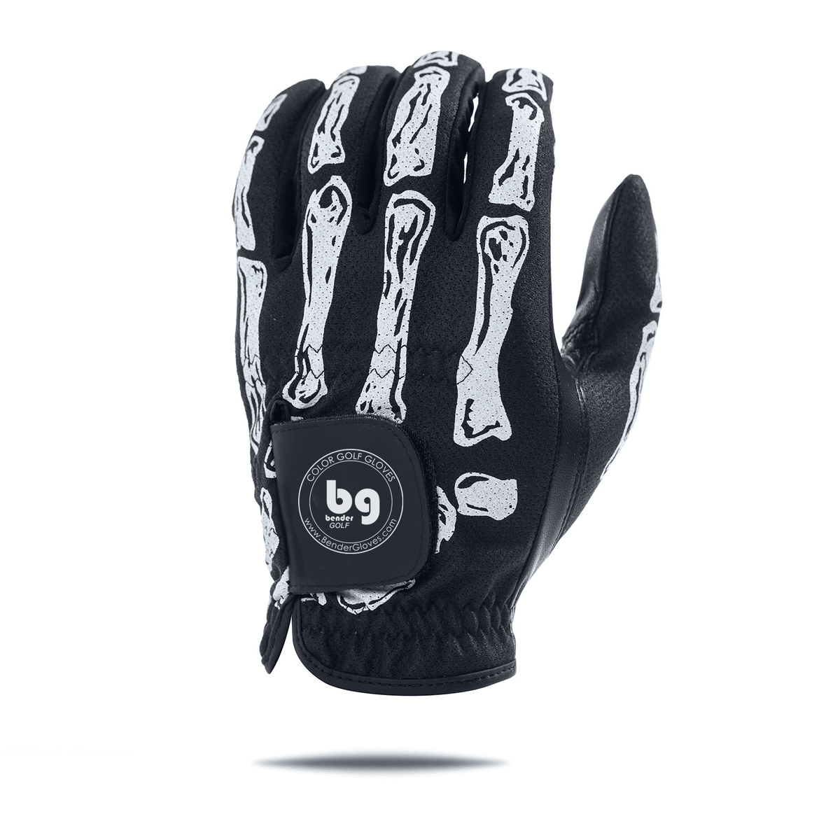 Black Bones Skeleton Mesh Golf Glove