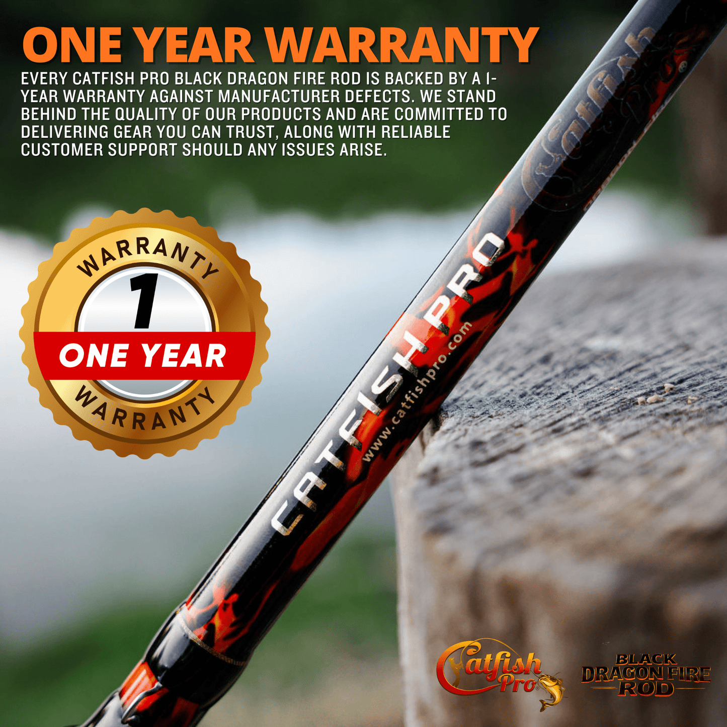 Black Dragon Fire Casting Rod