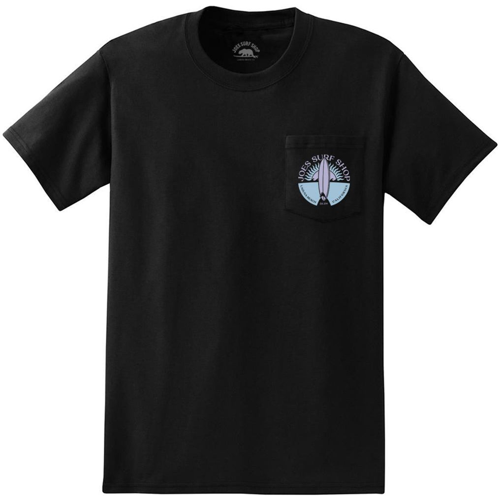 Joe's Surf Shop Sunset Scene Heavyweight Pocket Tee