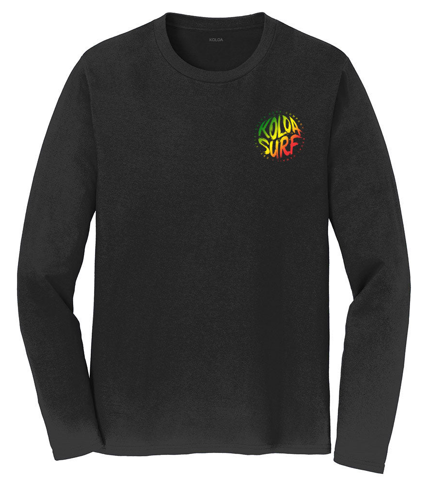 Koloa Brush Logo Long Sleeve Lightweight Tee