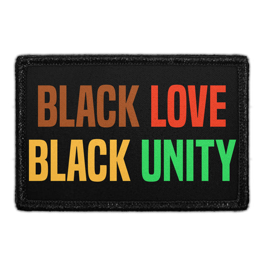 Black Love Black Unity - Removable Patch
