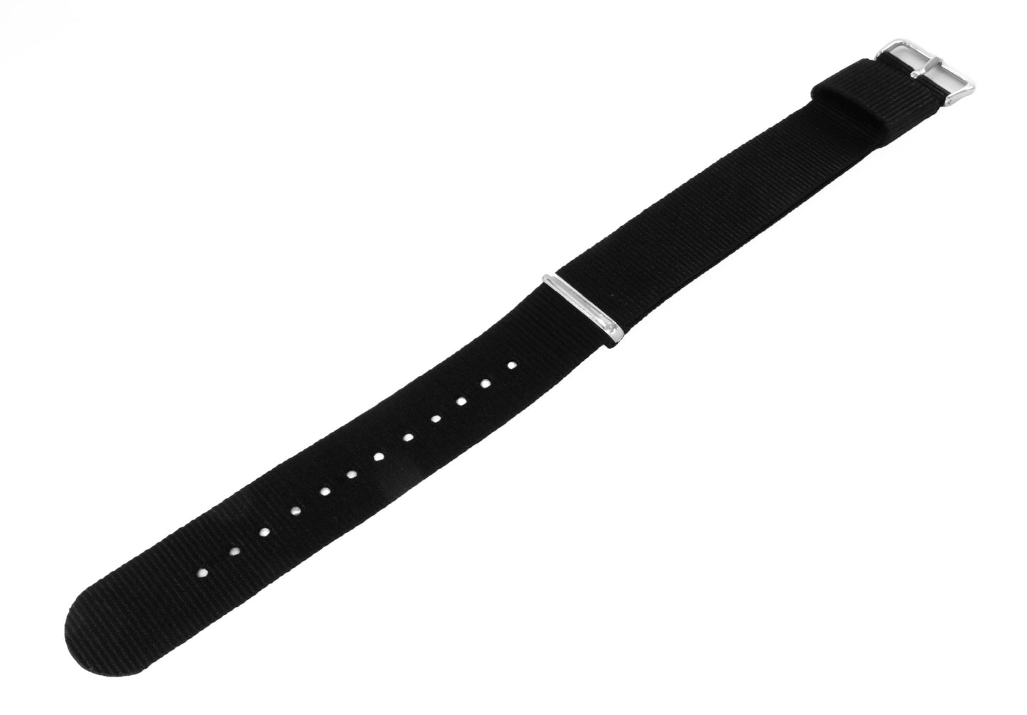 Black Nylon NATO® Style Watch Band
