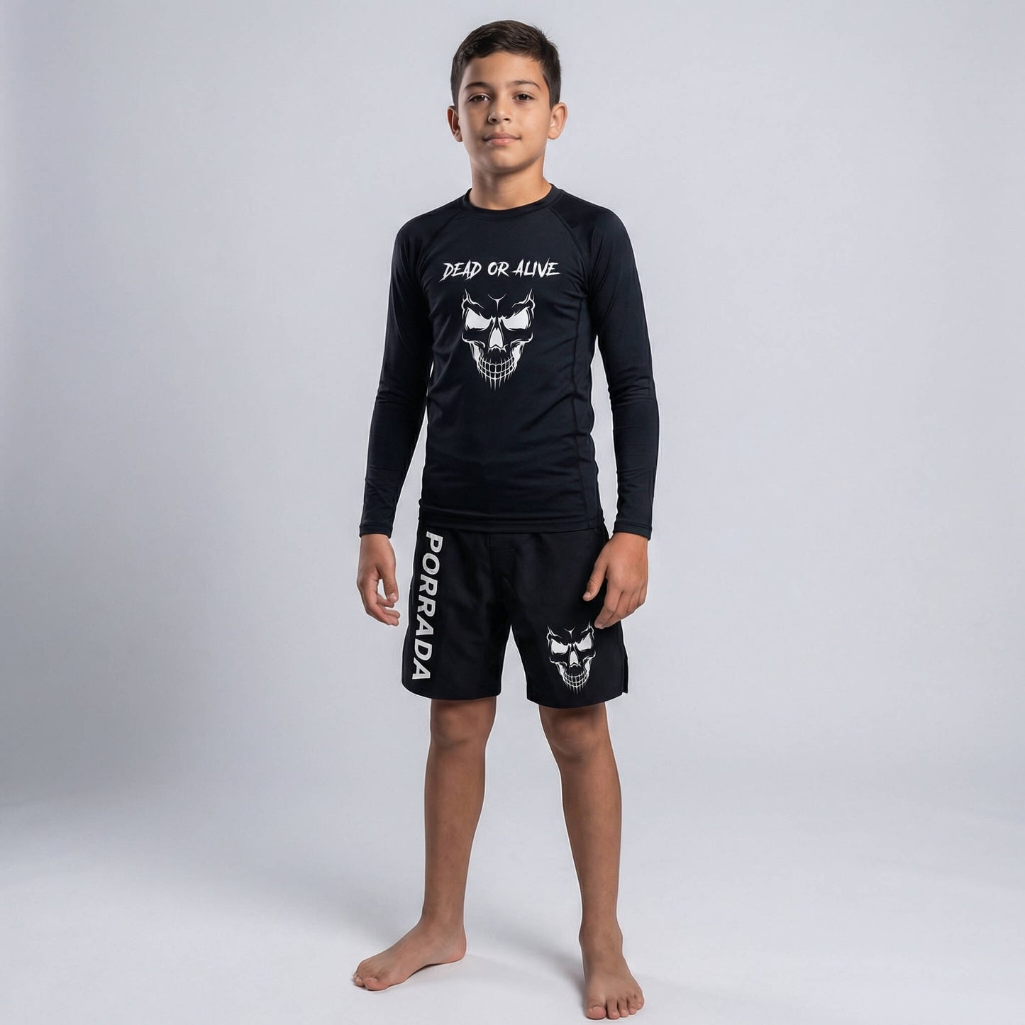 SKULL KIDS RASH GUARD