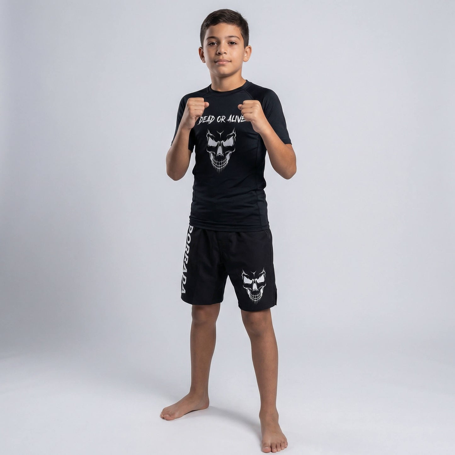 SKULL KIDS FIGHT SHORTS