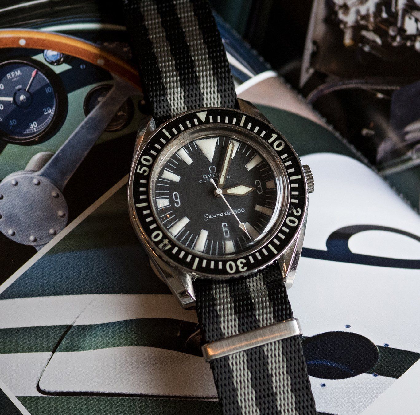 Black Grey James Bond NATO® style Watch Band