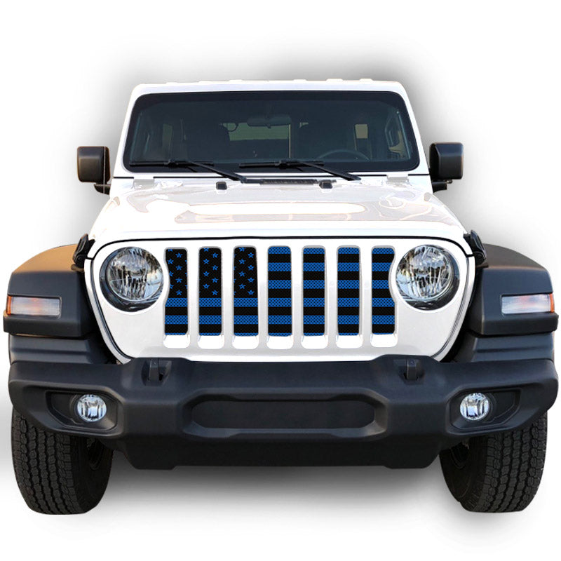 Blues Collection American Flag Grille Inserts