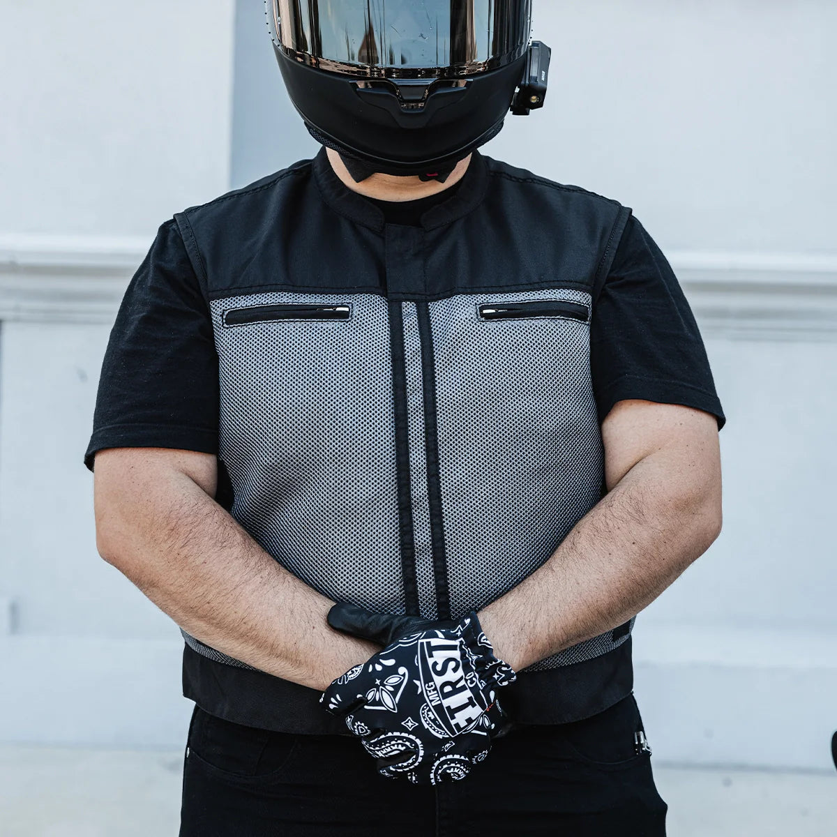 Lowrider Moto Mesh Men's Motorcycle Vest