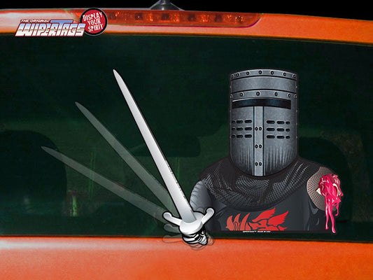 Black Knight Waving Sword WiperTags
