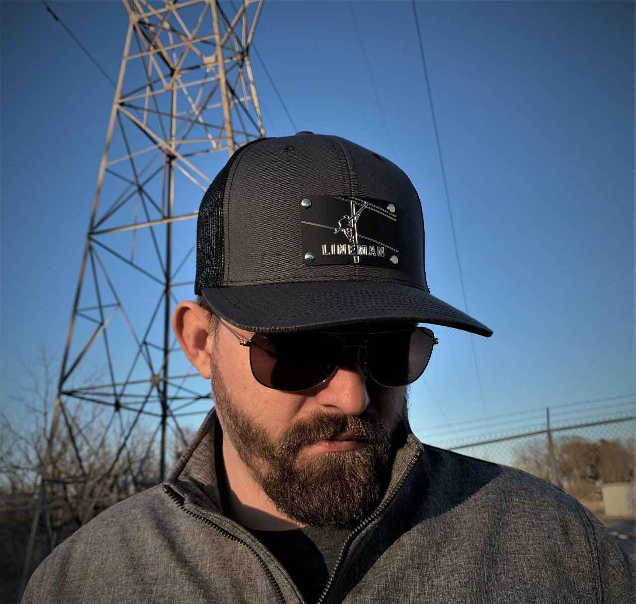Lineman Hat Steel