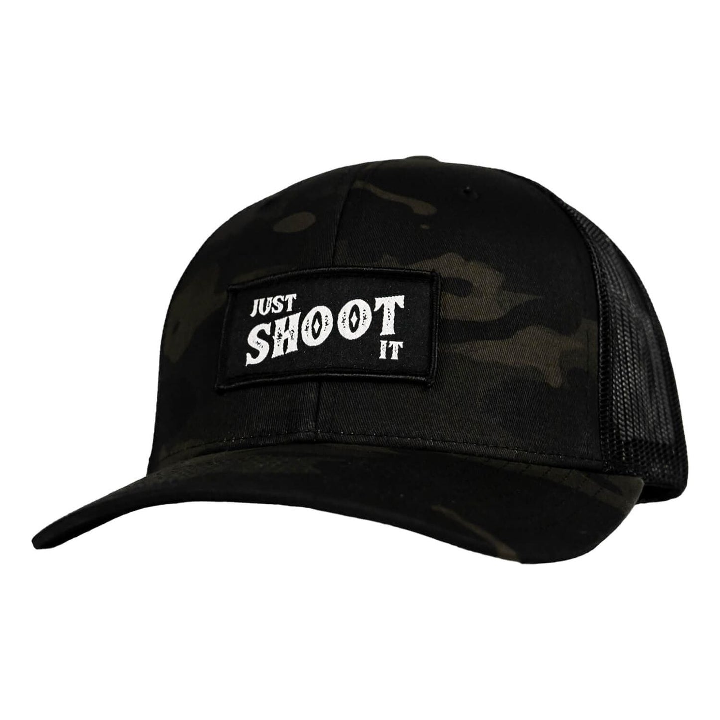 Just Shoot It Patch Snapback Hat