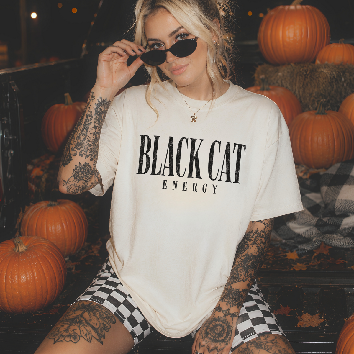 Black Cat Energy T-Shirt