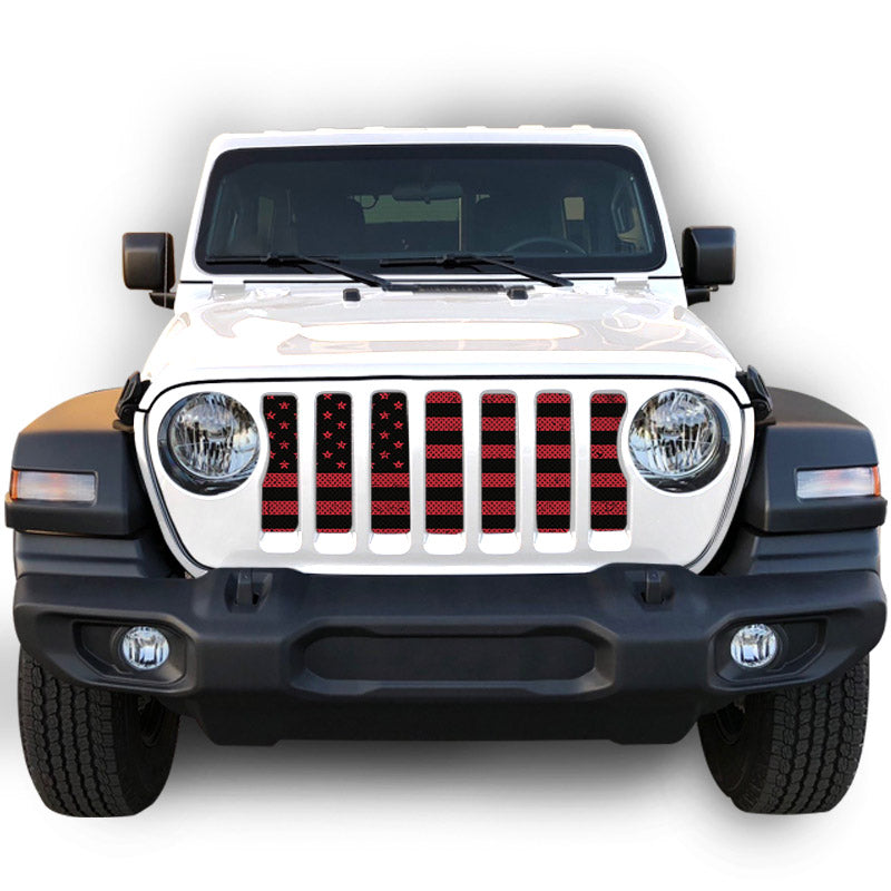 Reds Collection American Flag Grille Inserts