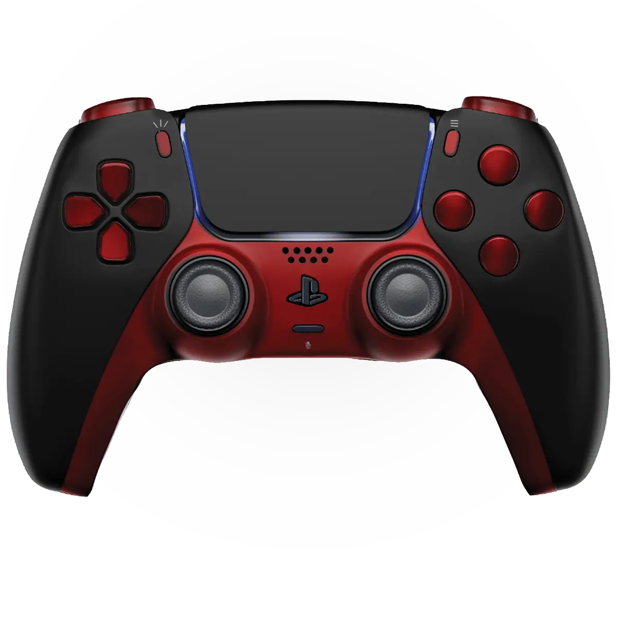MODDEDZONE BLACK RED PS5 CUSTOM MODDED CONTROLLER