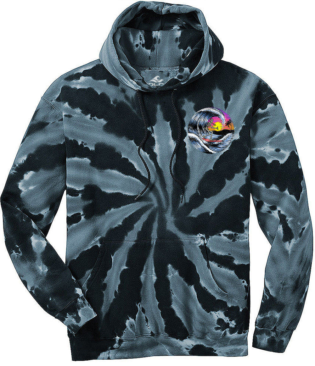 Koloa Spooky Surfer Tie-Dye Hoodie