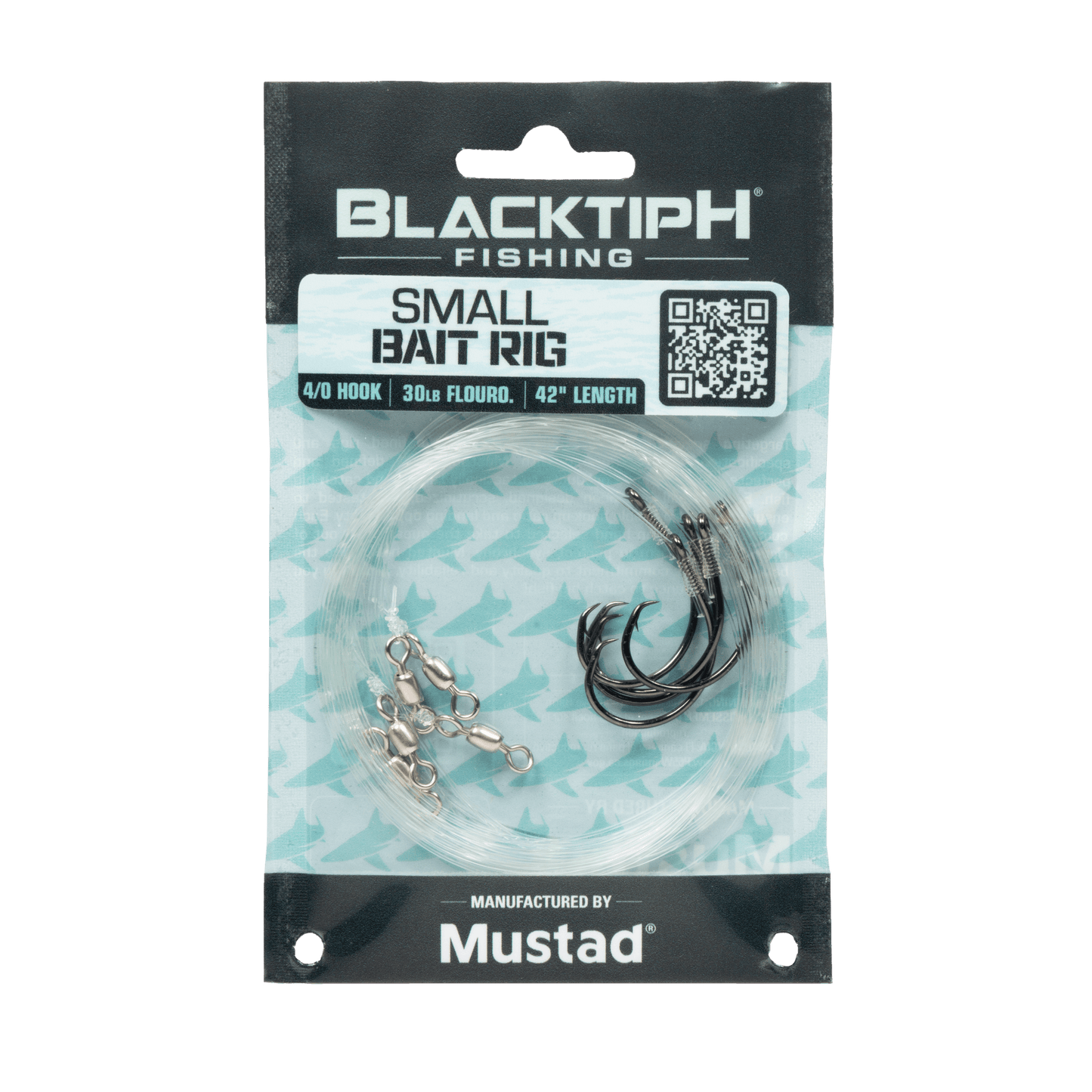 BlacktipH Small Live Bait Rigs (5 Pack) | 30lb Fluorocarbon & 5/0 Circle Hooks