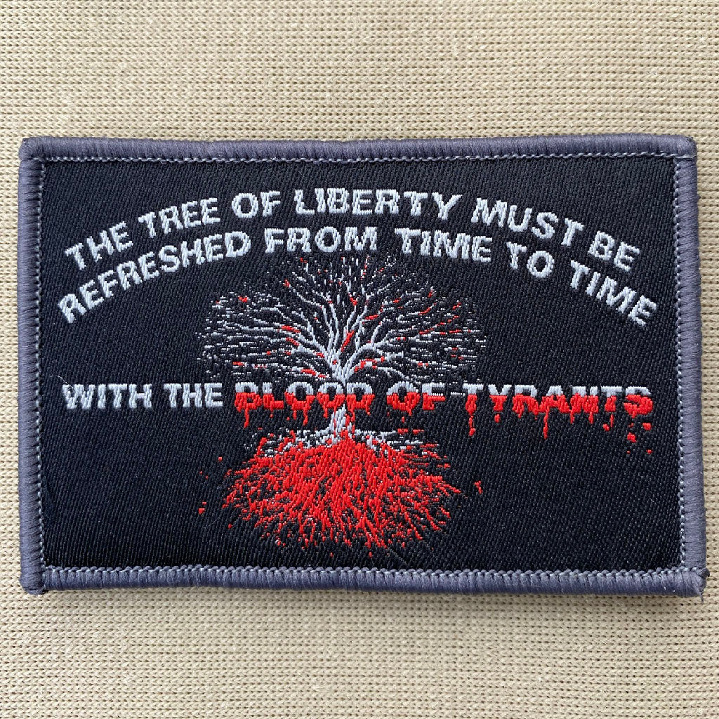 Blood Of Tyrants - Liberty Tree Tactical Patch - 2" x 3"