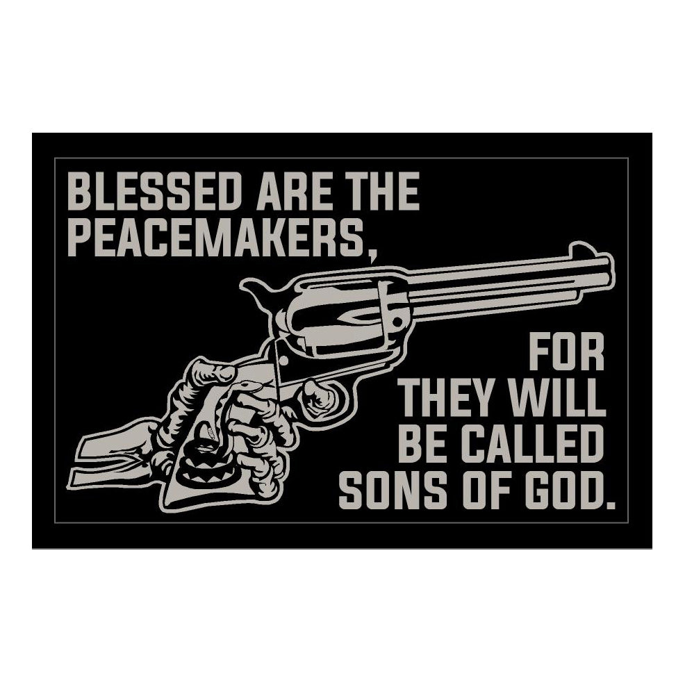 2"x3" Blessed are The Peacemakers Tactical Patch