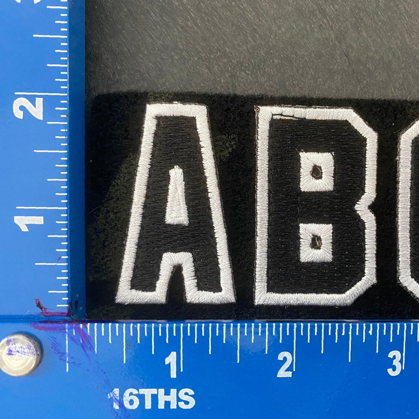 Spell Anything - Tactical Letters -  2" x 1.25" - Black