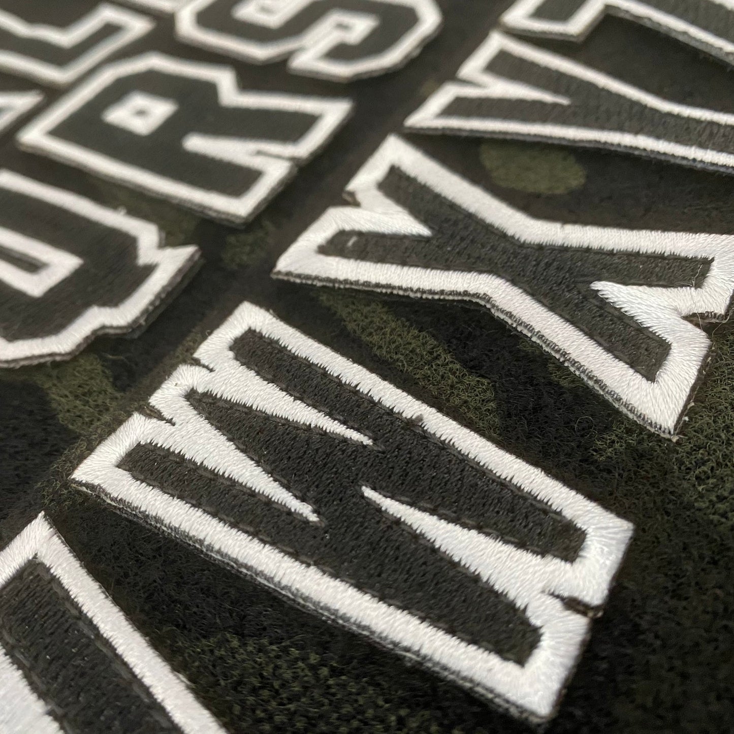 Spell Anything - Tactical Letters -  2" x 1.25" - Black