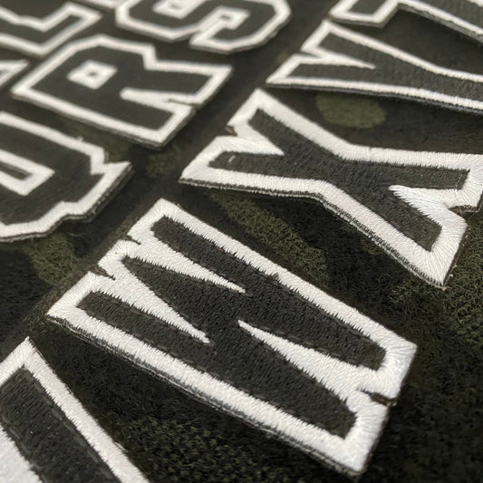 Spell Anything - Tactical Letters -  2" x 1.25" - Black