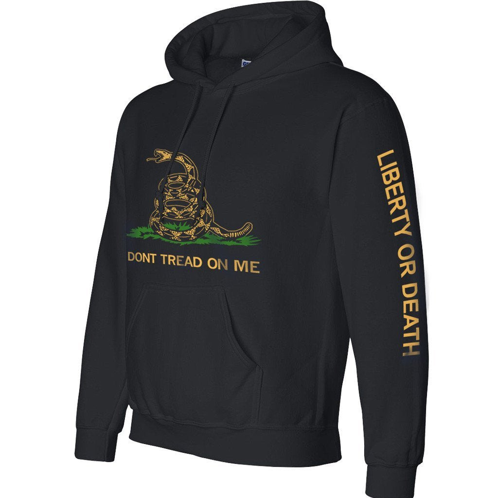 Black Gadsden Heavyweight Hoody
