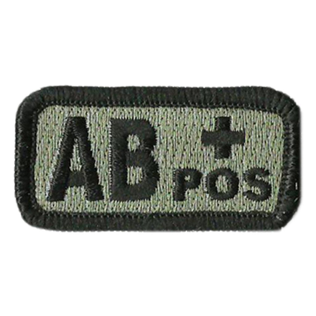 Blood Type Patches - Type AB Positive - 2" x 1"