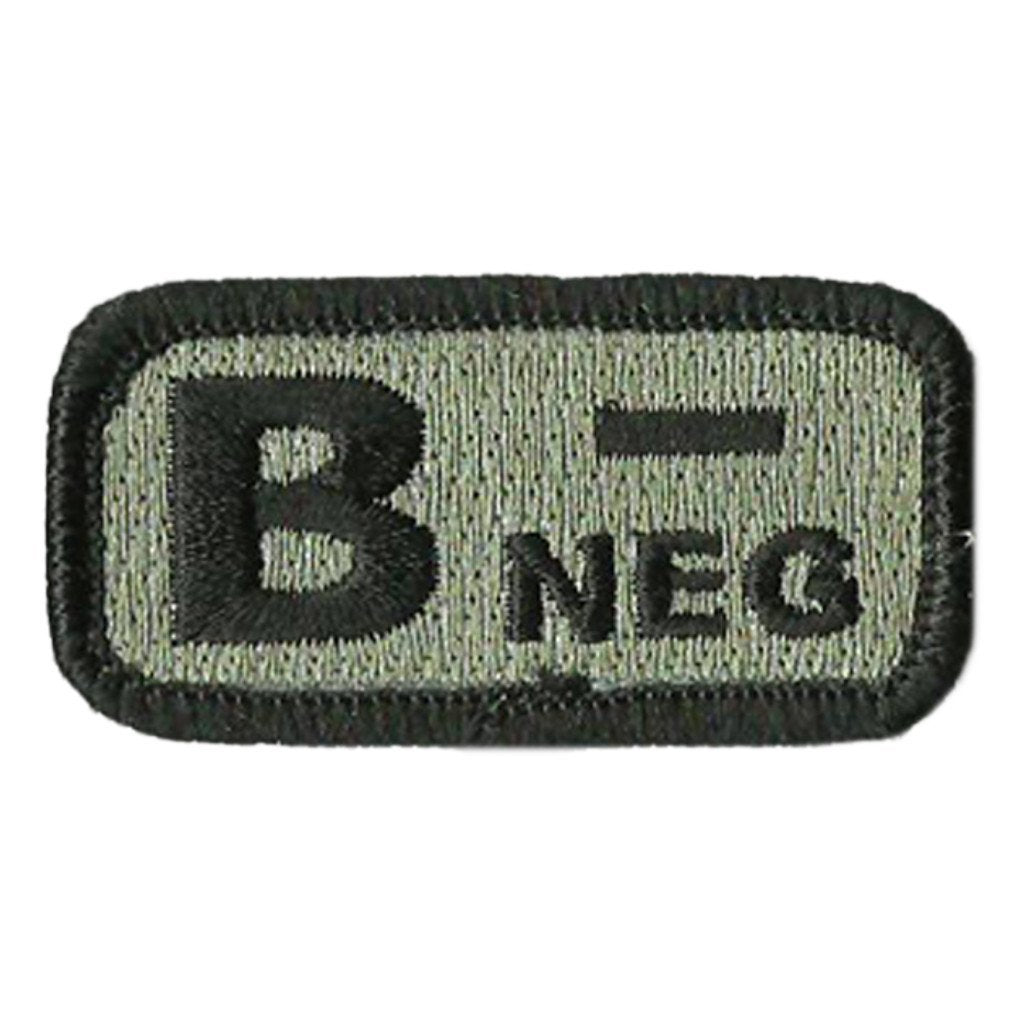Blood Type Patches - Type B Negative - 2" x 1"