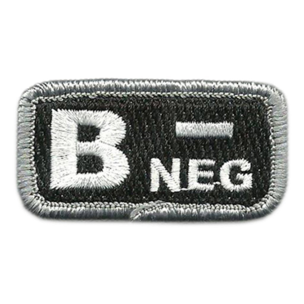 Blood Type Patches - Type B Negative - 2" x 1"