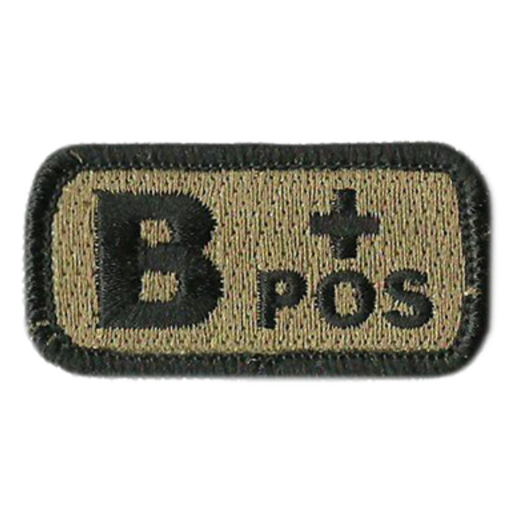 Blood Type Patches - Type B Positive - 2" x 1"