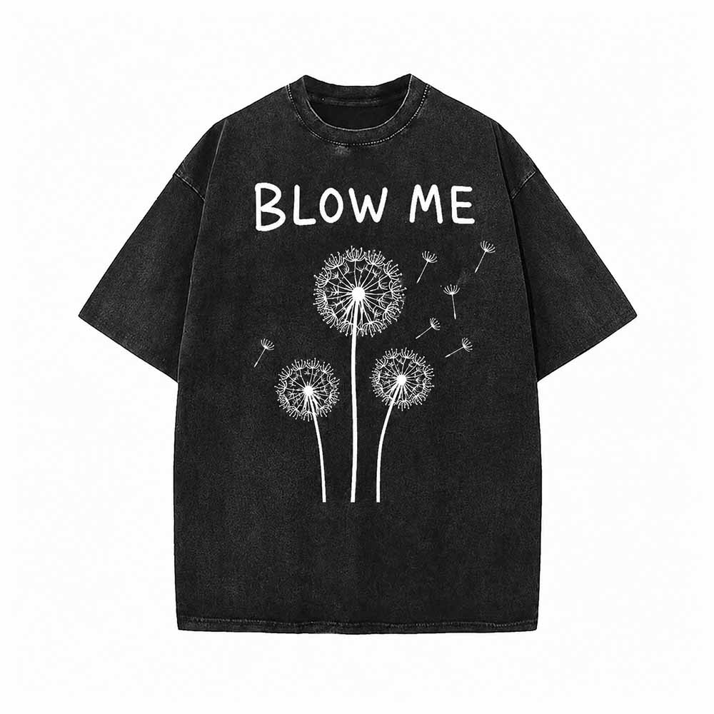 Blow Me Vintage Washed T-shirt
