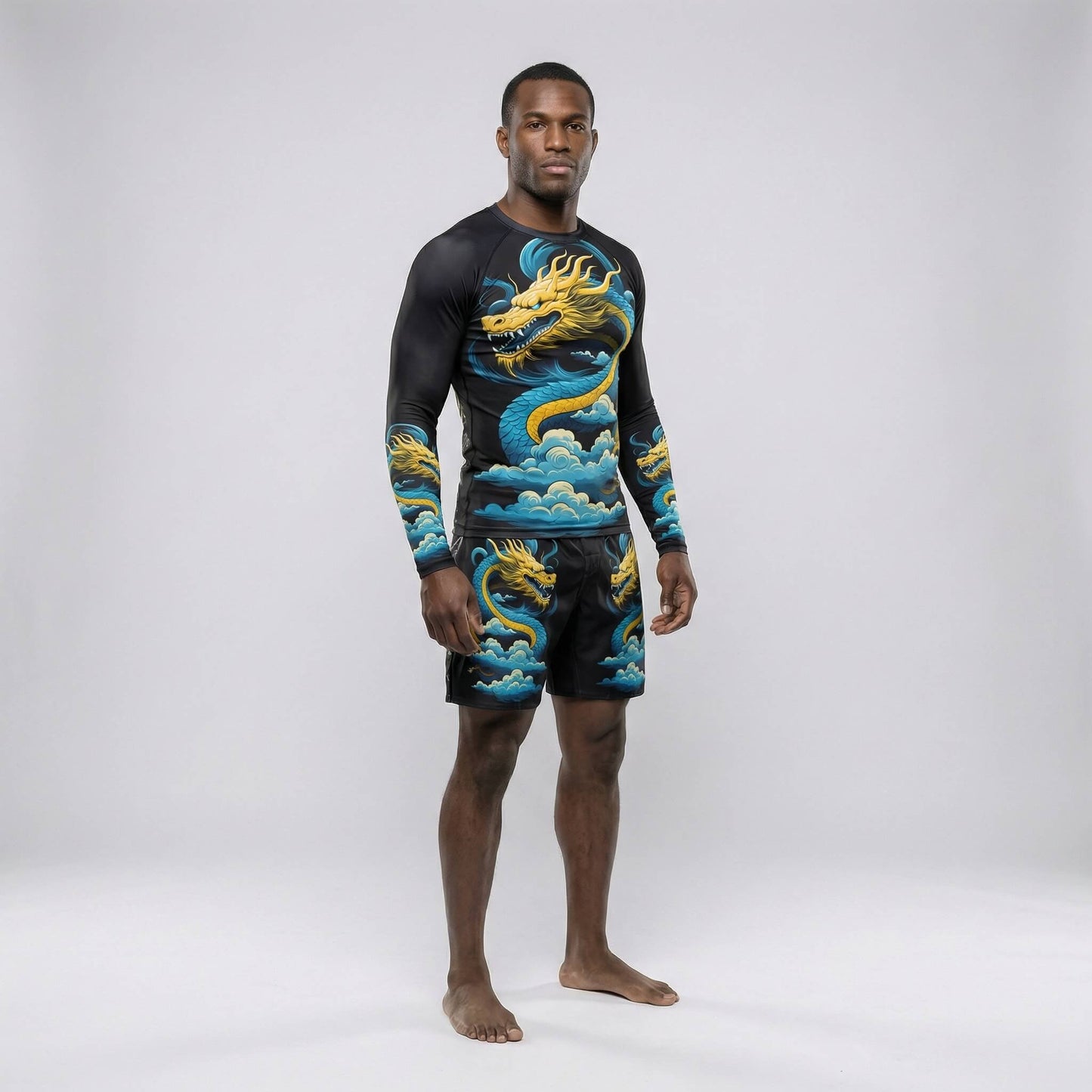 BLUE DRAGON RASH GUARD