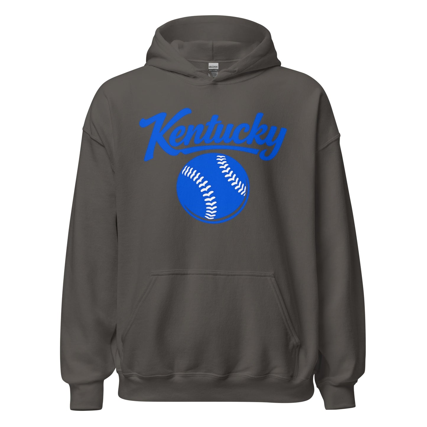Blue Kentucky Script Softball Hoodie | Classic Pullover Sweatshirt