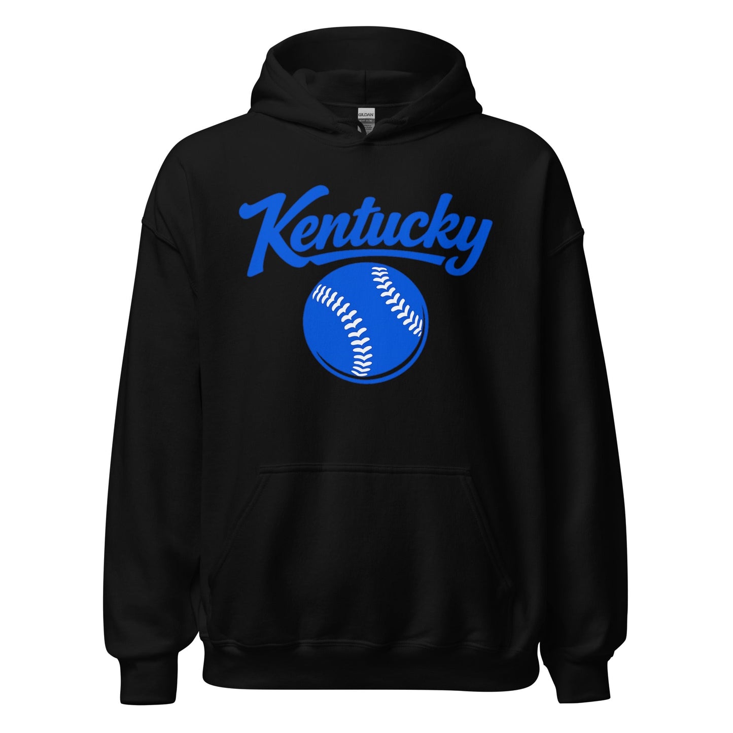 Blue Kentucky Script Softball Hoodie | Classic Pullover Sweatshirt