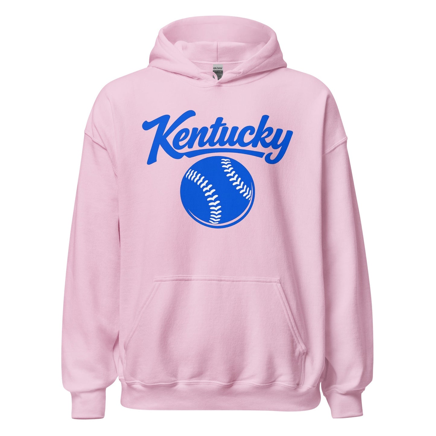 Blue Kentucky Script Softball Hoodie | Classic Pullover Sweatshirt