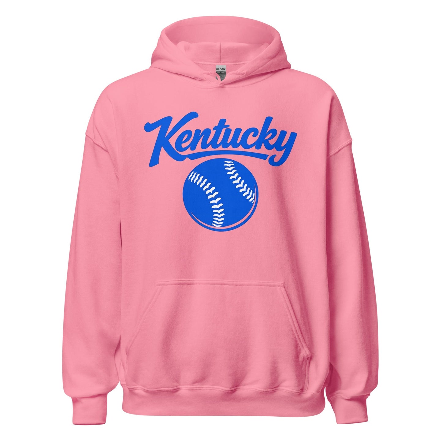 Blue Kentucky Script Softball Hoodie | Classic Pullover Sweatshirt
