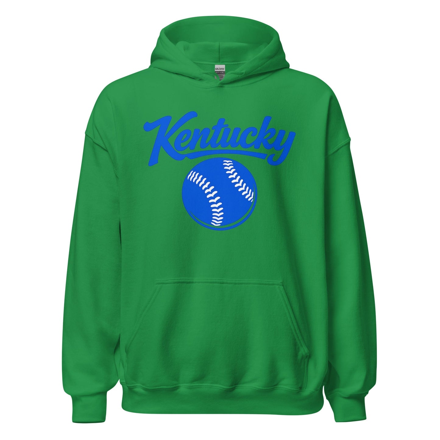 Blue Kentucky Script Softball Hoodie | Classic Pullover Sweatshirt