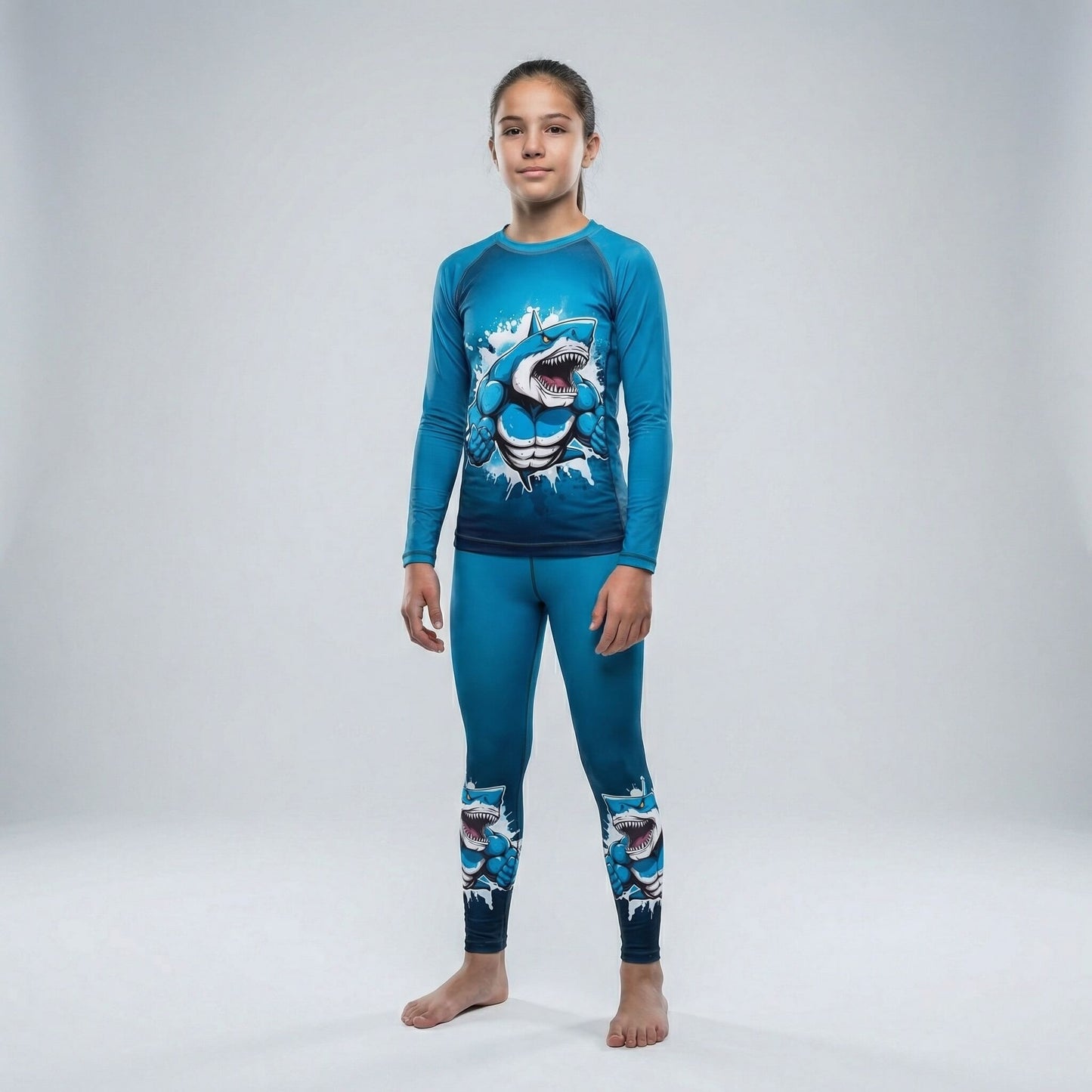 SHARK BEAST KIDS RASH GUARD